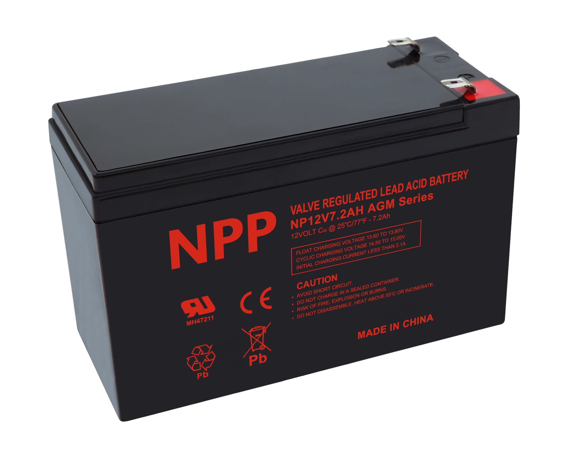 Акумуляторна батарея NPP NP12-7.2